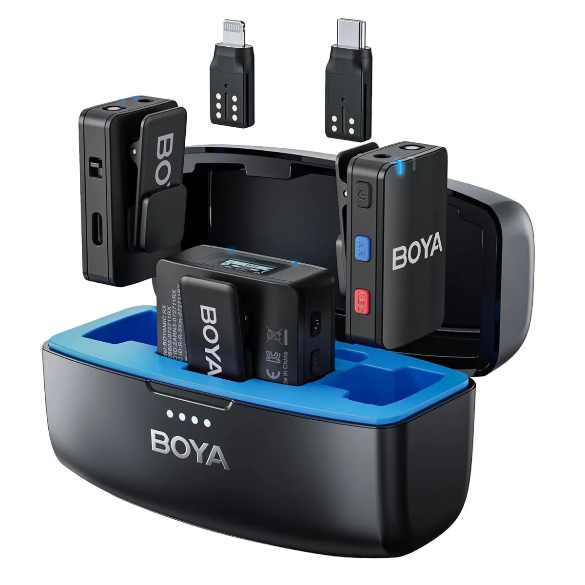BOYAMIC Wireless HD Lavalier Mic iPhone/Android Smartphone USB-C