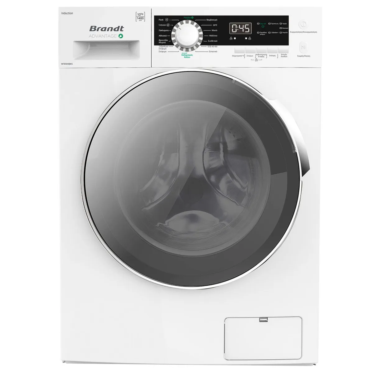 Brandt WFB304QWG Πλυντήριο Ρούχων 10,00 kg