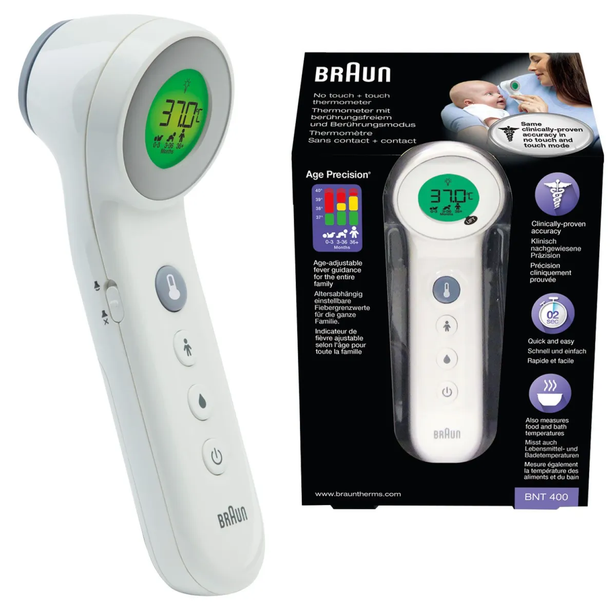 Braun Θερμόμετρο BNT 400WE