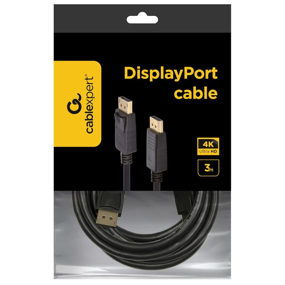 Cablexpert Καλώδιο DisplayPort 1.2 4K 3m