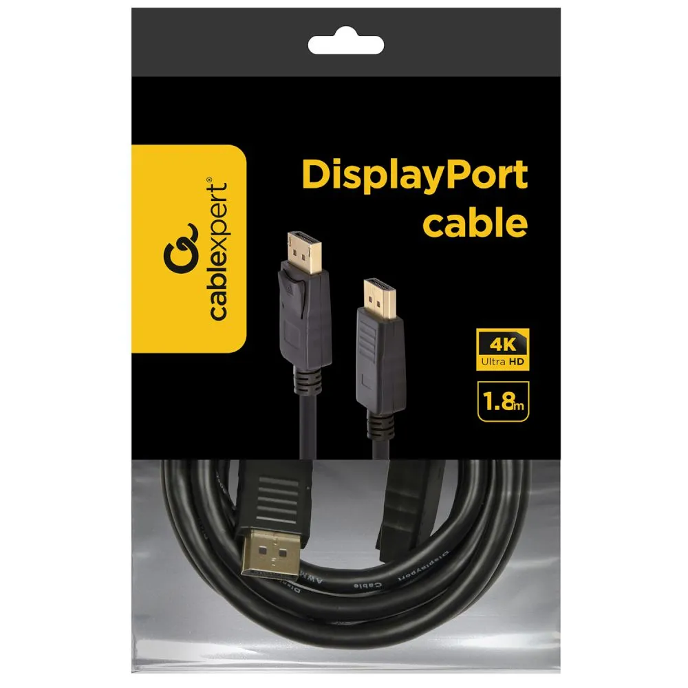 Cablexpert Καλώδιο DisplayPort 4K 1.8m
