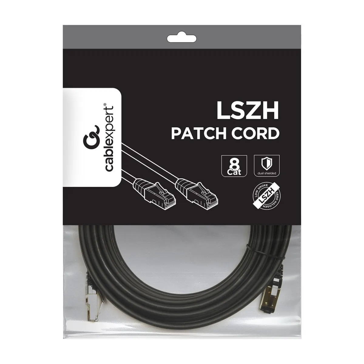 Cablexpert Καλώδιο Δικτύου Patch UTP C8 Μαύρο (10m)