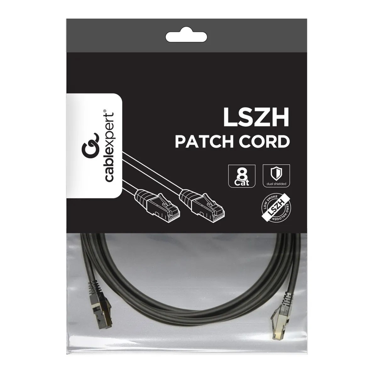 Cablexpert Καλώδιο Δικτύου Patch UTP C8 Μαύρο (2m)