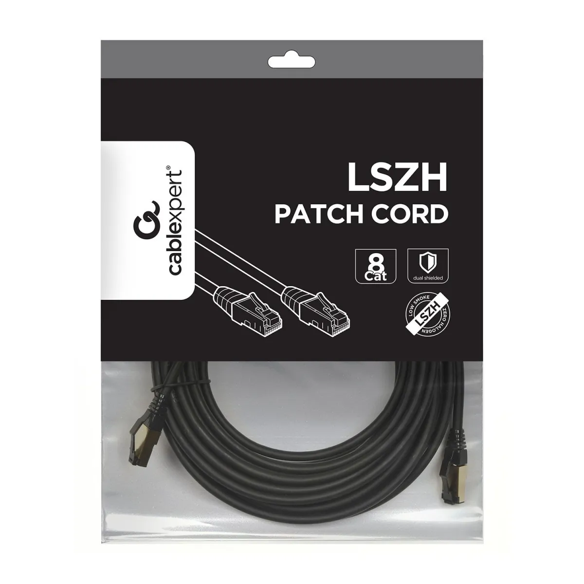Cablexpert Καλώδιο Δικτύου Patch UTP C8 Μαύρο (5m)