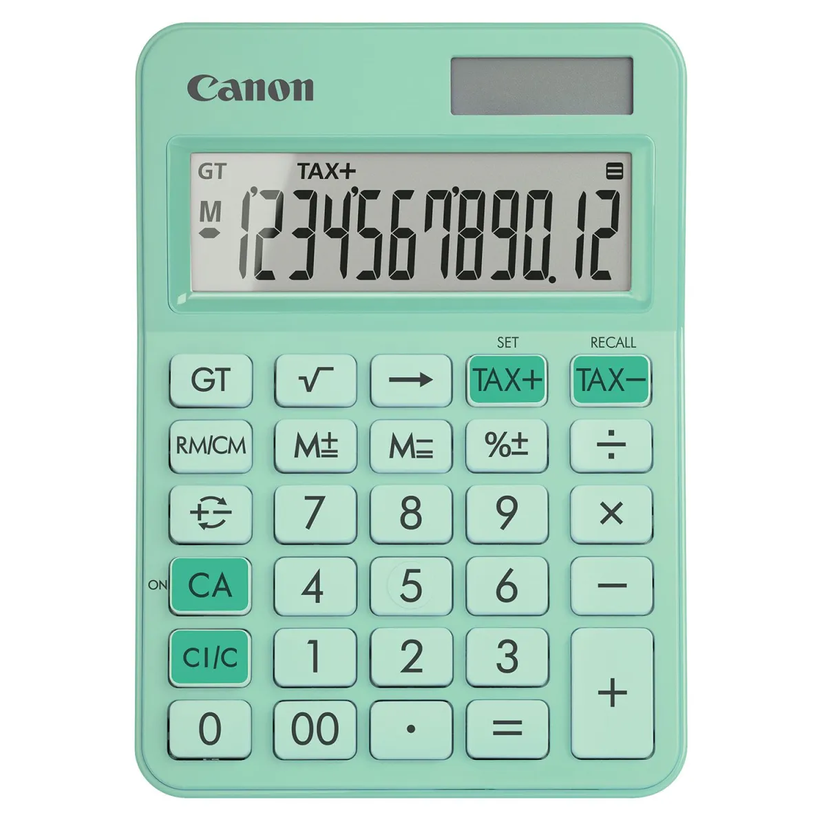 Canon Αριθμομηχανή 12 Ψηφίων LS-125K Πράσινο Παστέλ