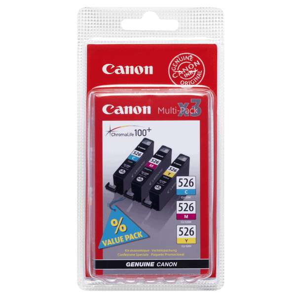 Μελάνι Canon CLI-526 (C-M-Y) Multipack
