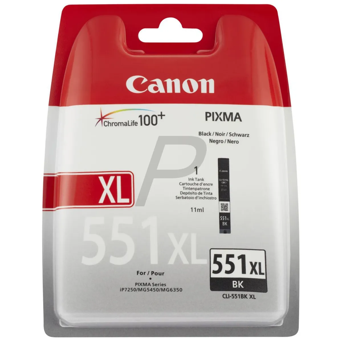 Μελάνι Canon CLI-551XL Black