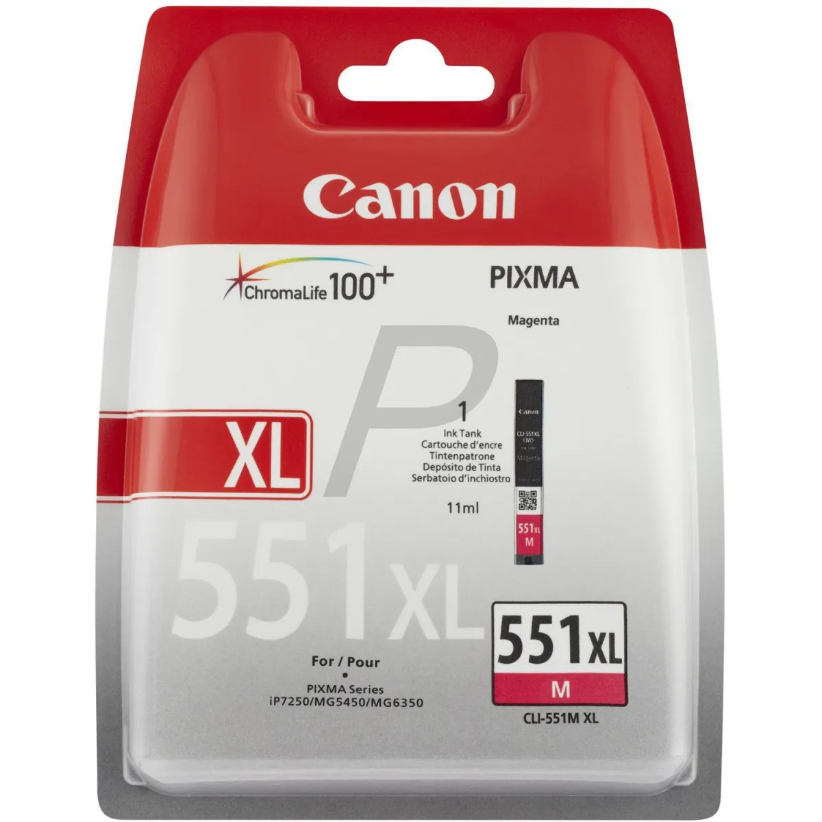 Μελάνι Canon CLI-551XL Magenta