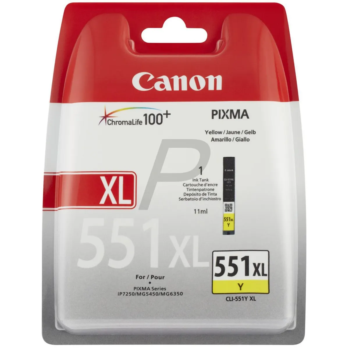 Μελάνι Canon CLI-551XL Yellow