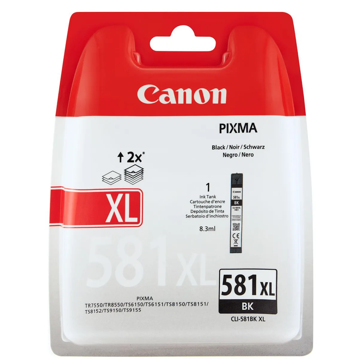 Μελάνι Canon CLI-581XL Black