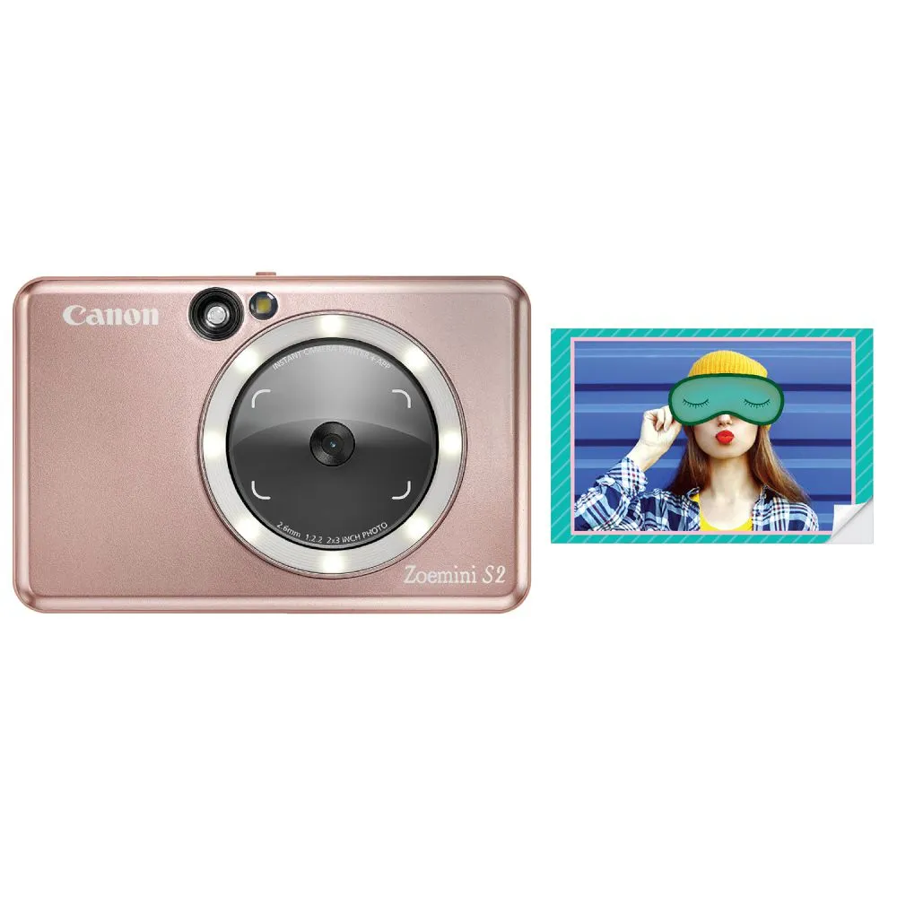Canon Instant Camera Zoemini S2 Rose Gold
