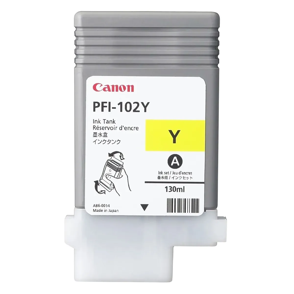 Μελάνι Canon PFI-102 Yellow (130ml)