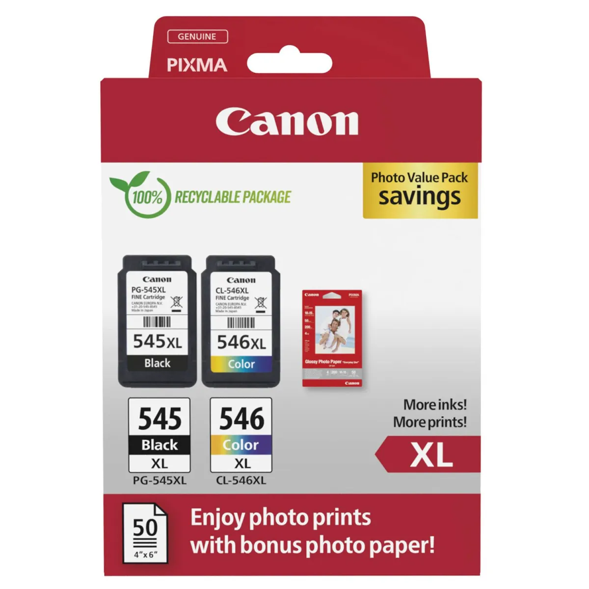 Μελάνι Canon PG-545XL/CL-546XL PVP