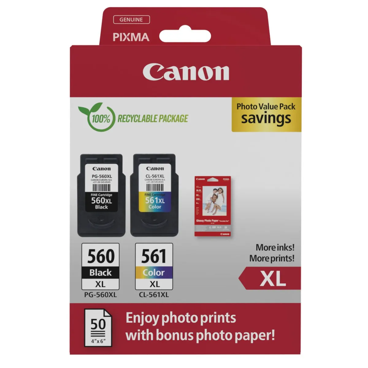 Μελάνι Canon PG-560XL/CL-561Xl PVP