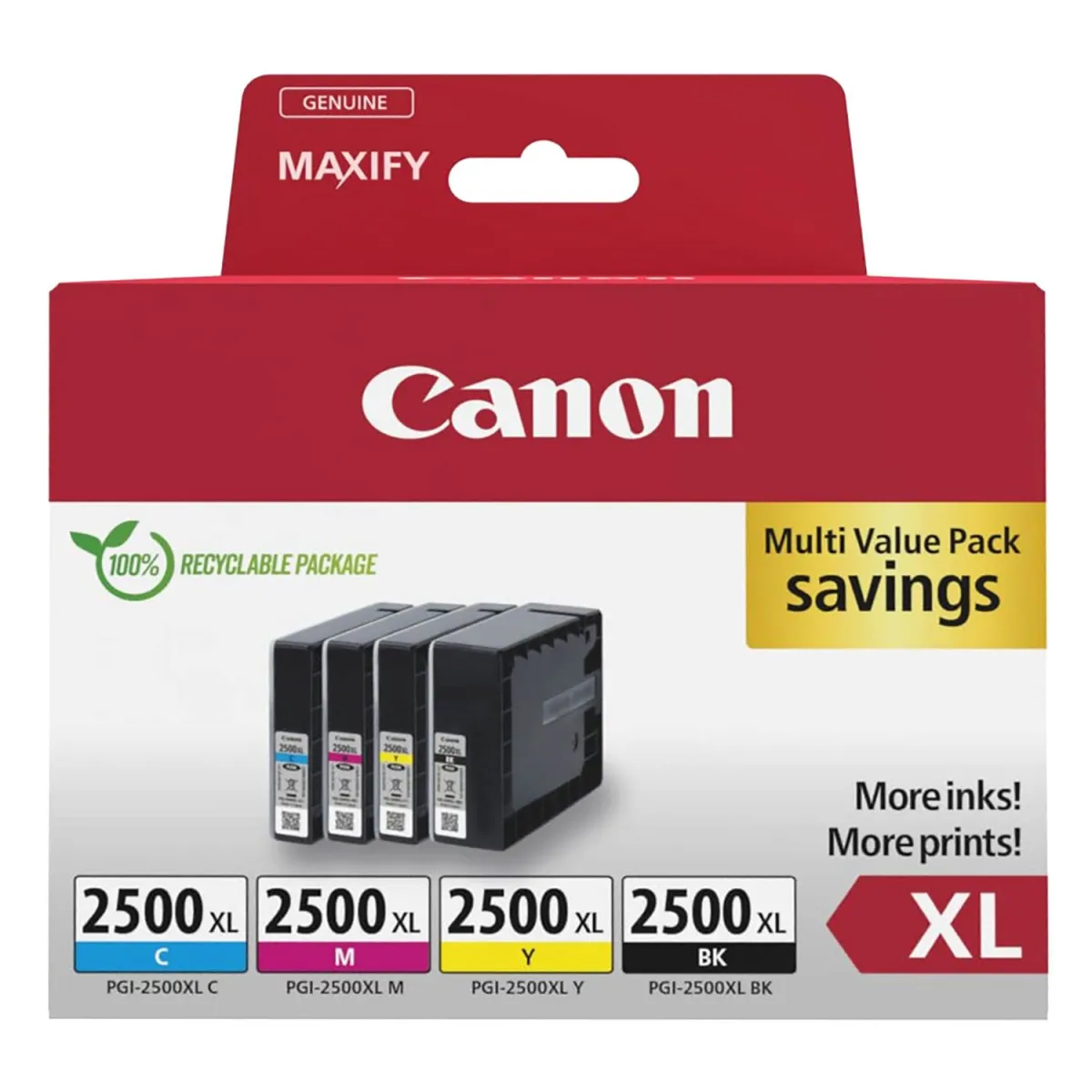 Μελάνι Canon PGI-2500XL (BK-C-M-Y) Mult.