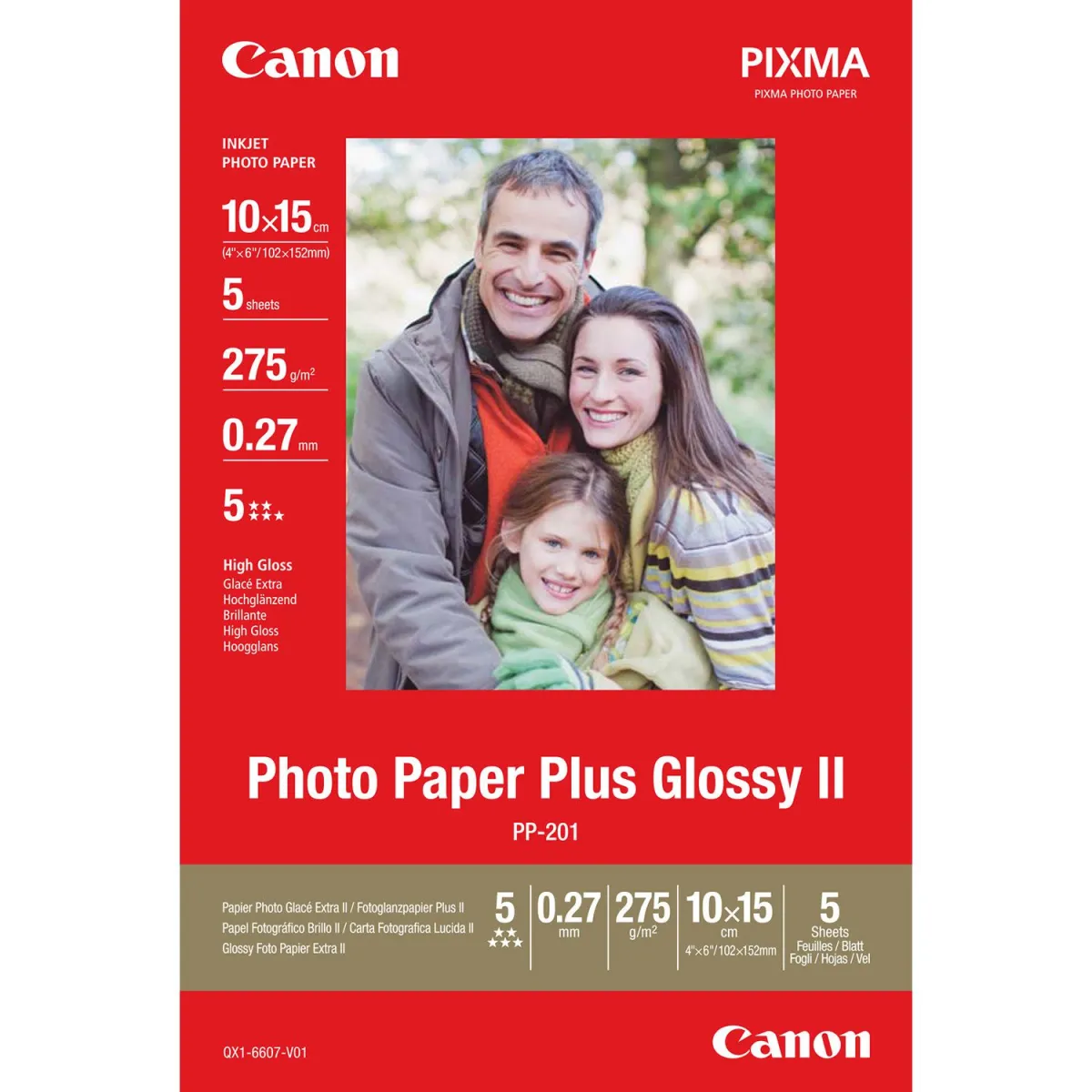 Canon Χαρτί PP-201 13 x 13 cm/20 φύλλα 130 gr