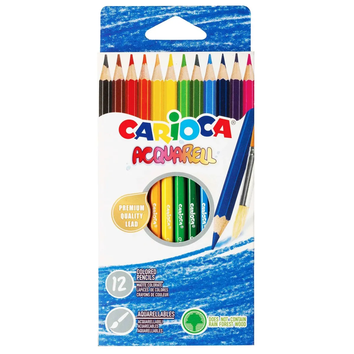 Carioca Ξυλομπογιές Ακουαρέλας 12τεμ.