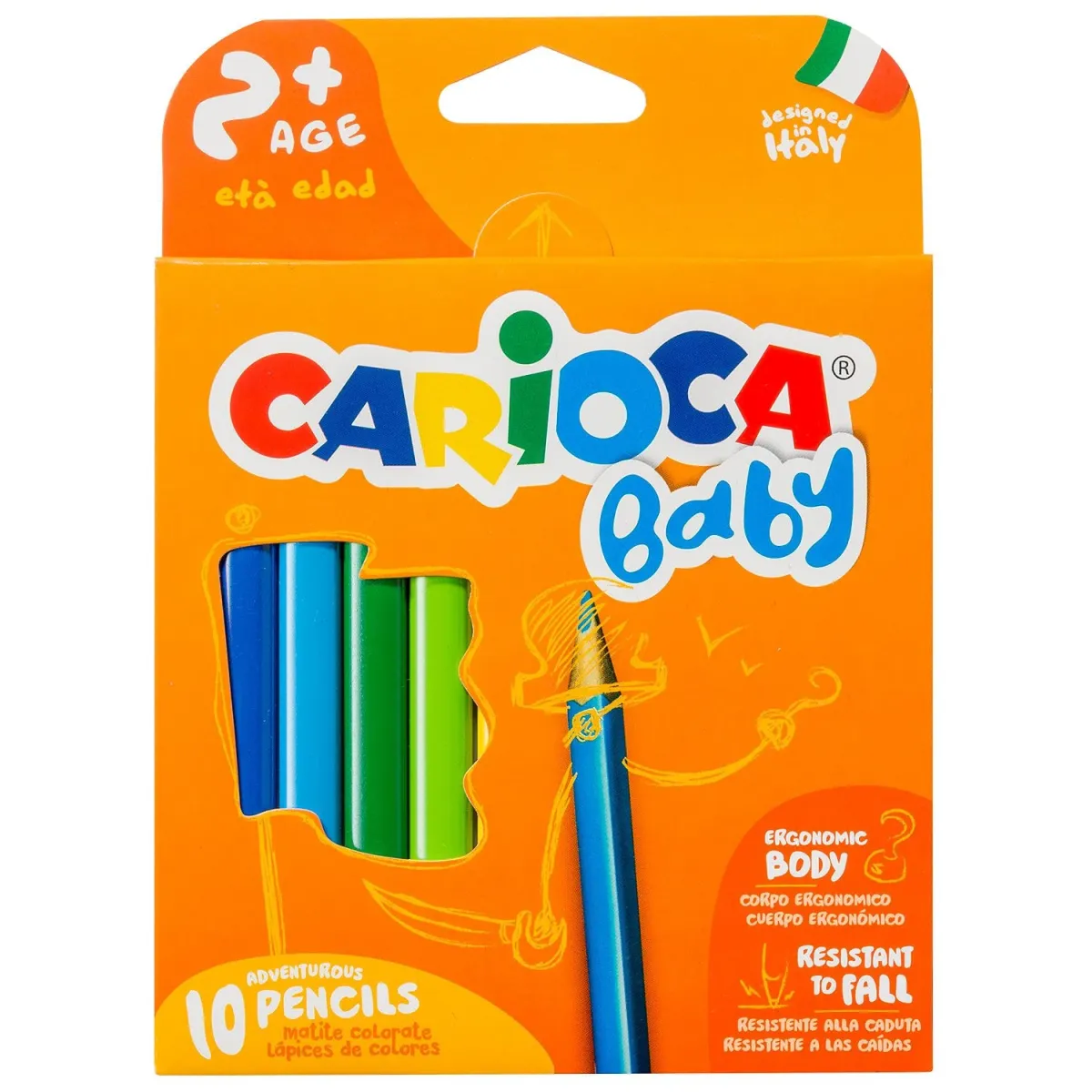 Carioca Ξυλομπογιές Baby 10τεμ.