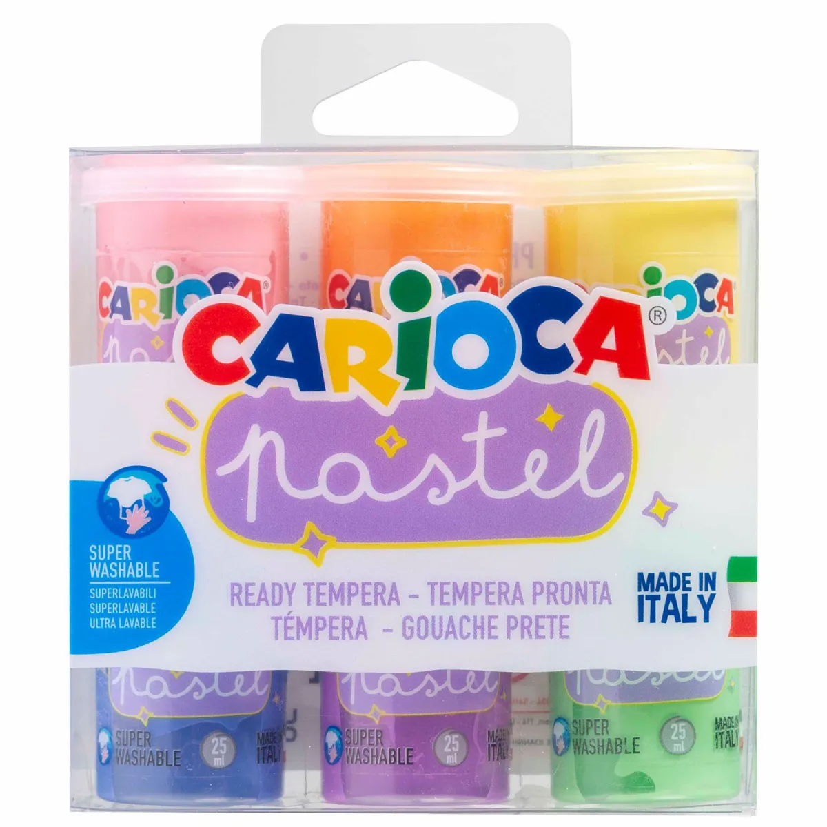 Carioca Τέμπερα Pastel 6 x 25ml