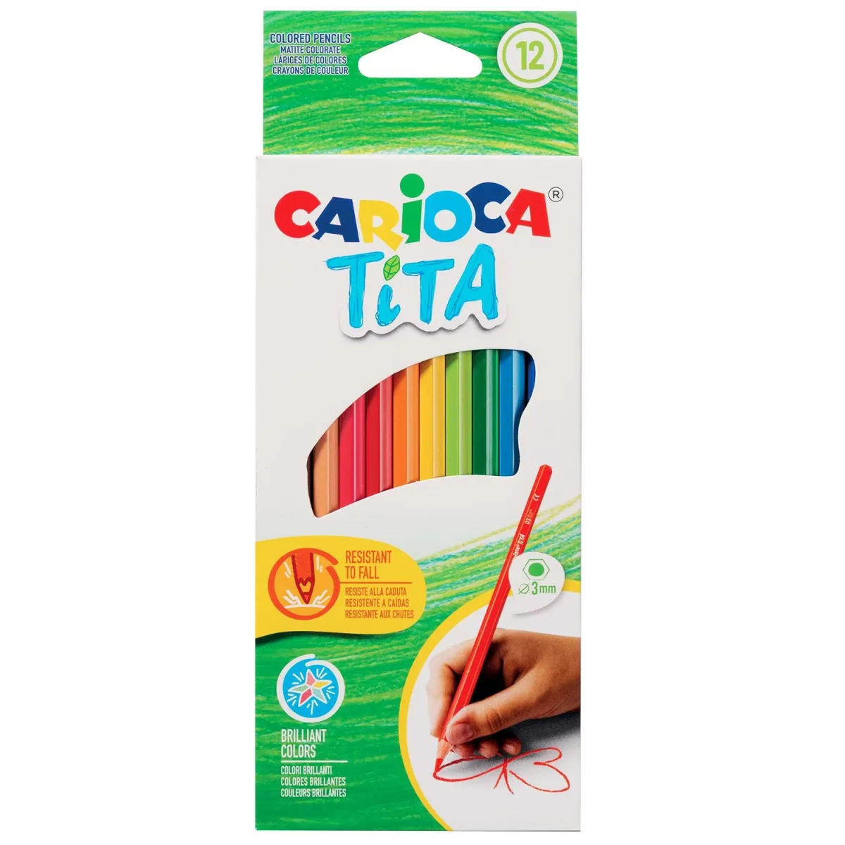 Carioca Ξυλομπογιές Tita 12τεμ.