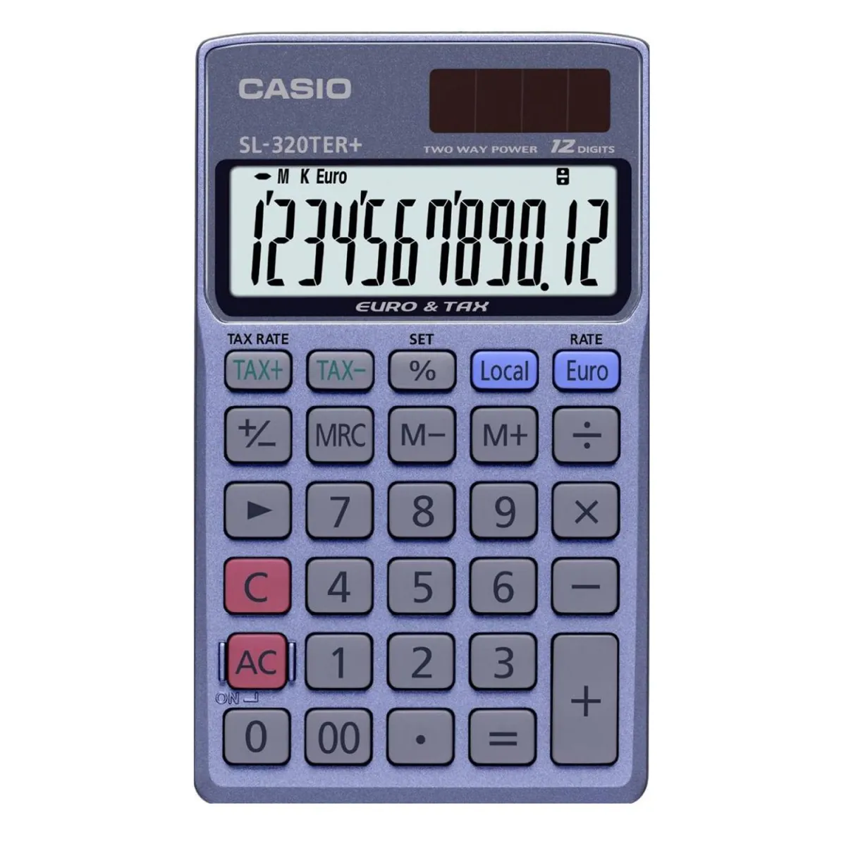 Casio Αριθμομηχανή 12 Ψηφίων SL-320TER