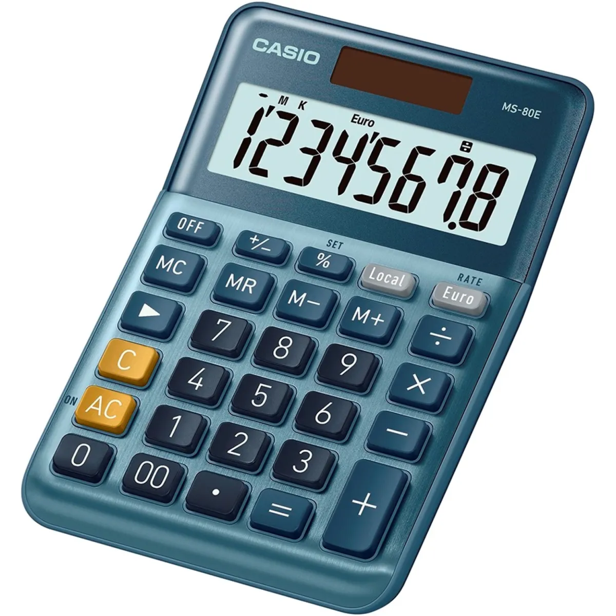 Casio Αριθμομηχανή 8 Ψηφίων MS-80E