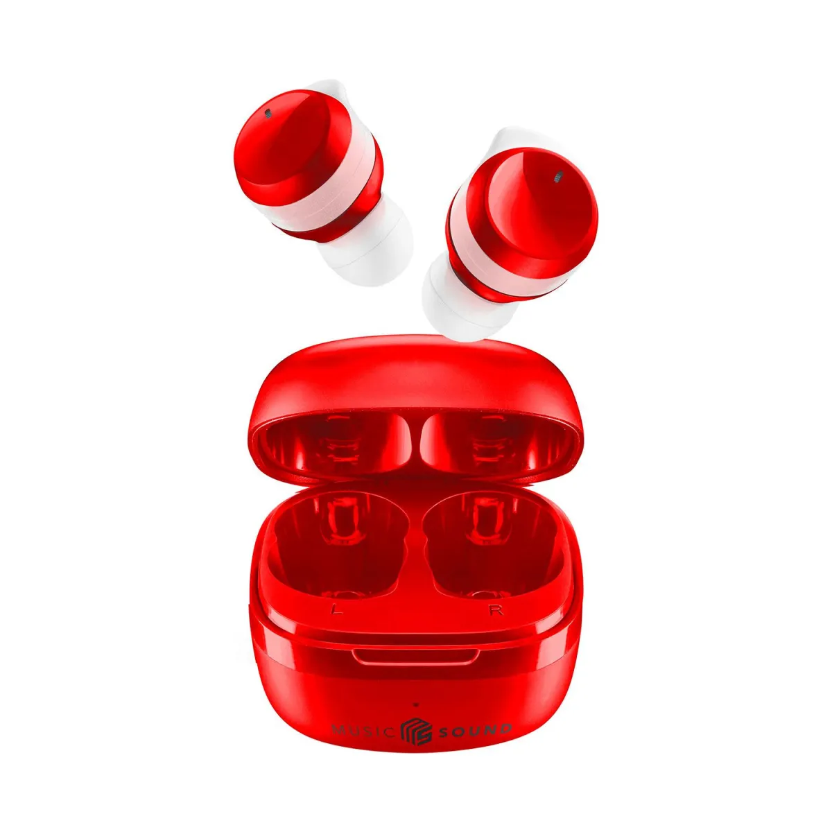 Cellularline Bluetooth Truly Wireless Music Sound Flow Red
