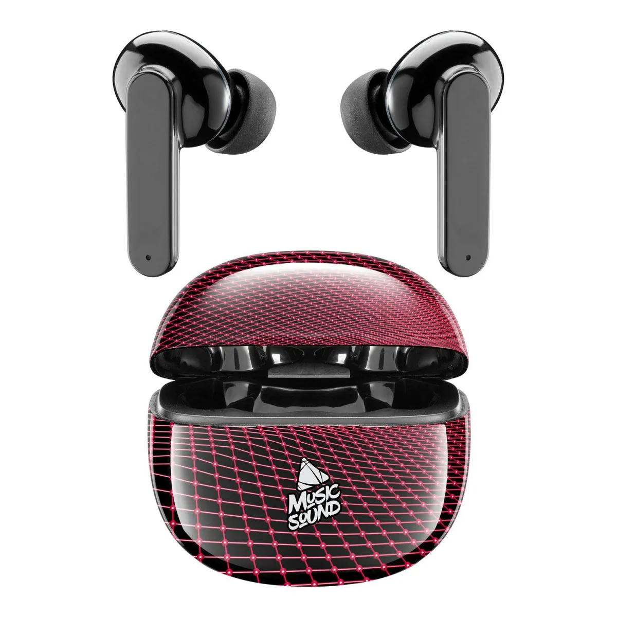 Cellularline Bluetooth Truly Wireless Music Sound In Ear Κόκκινο