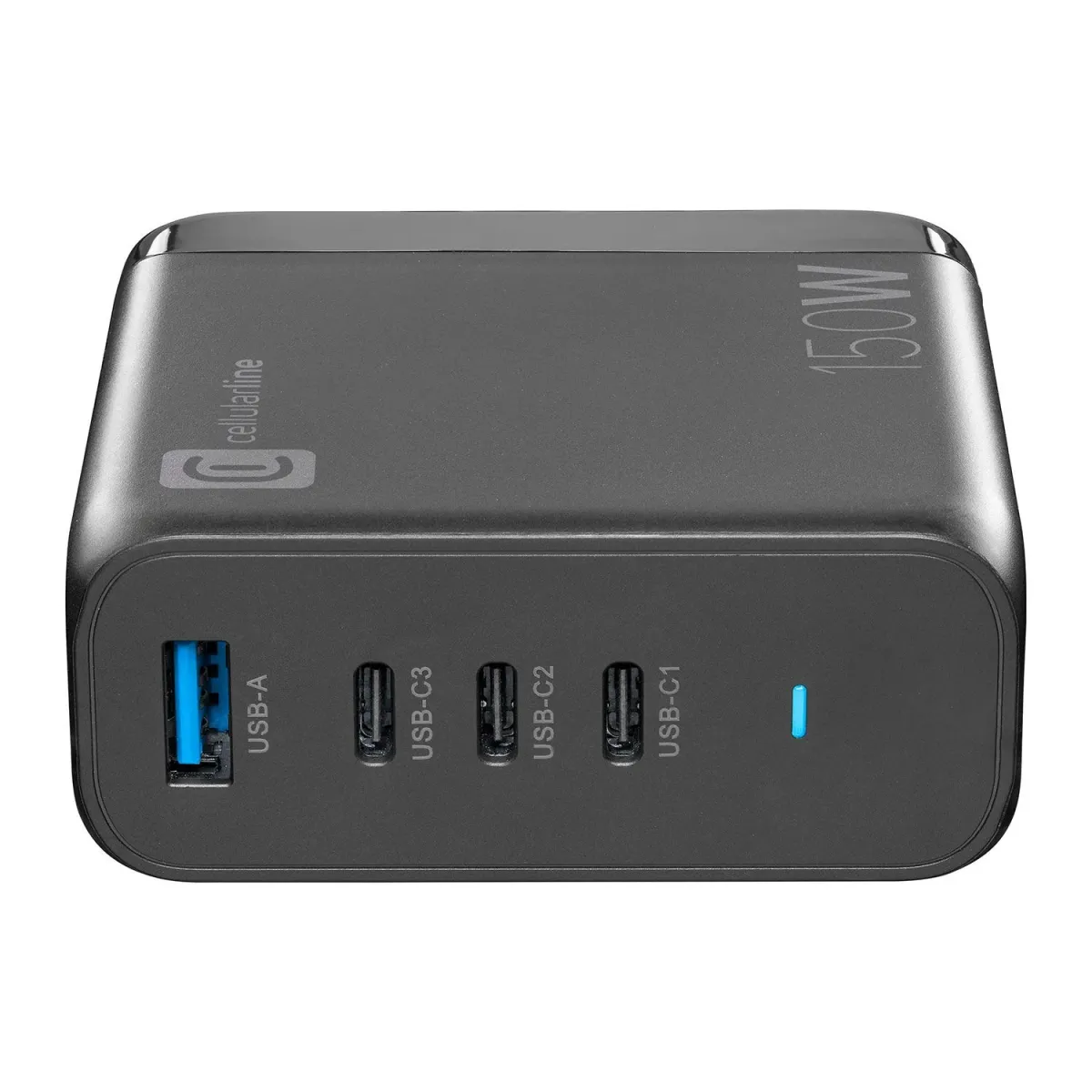 Cellularline Φορτιστής GaN 4 Θέσεων 150W Μαύρο