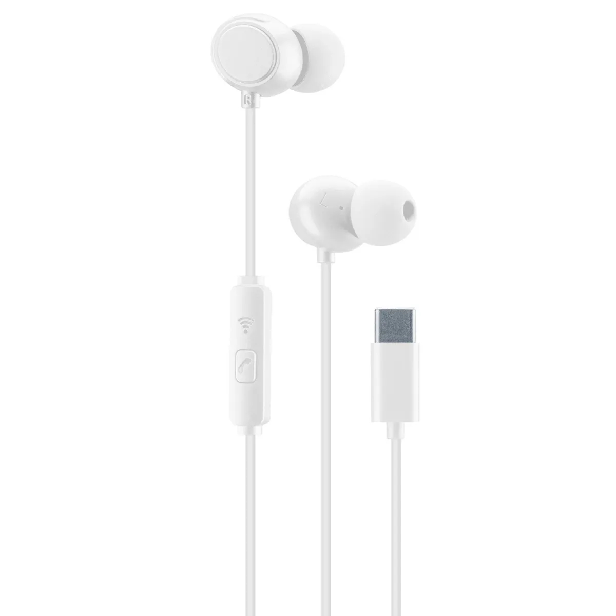 Cellularline Handsfree InEar TypeC White