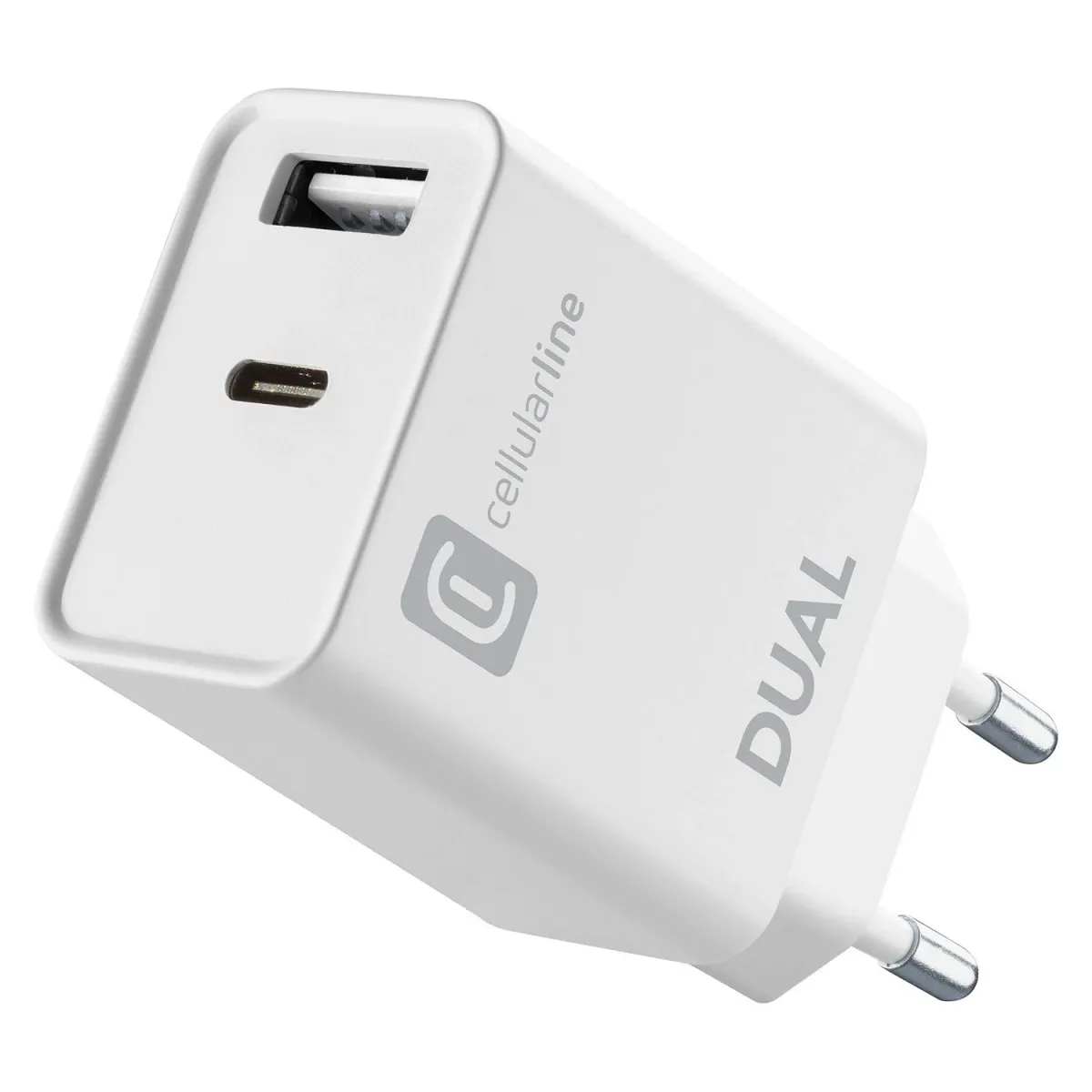 Cellularline Φορτιστής PD 2 Θέσεων 20W Λευκό