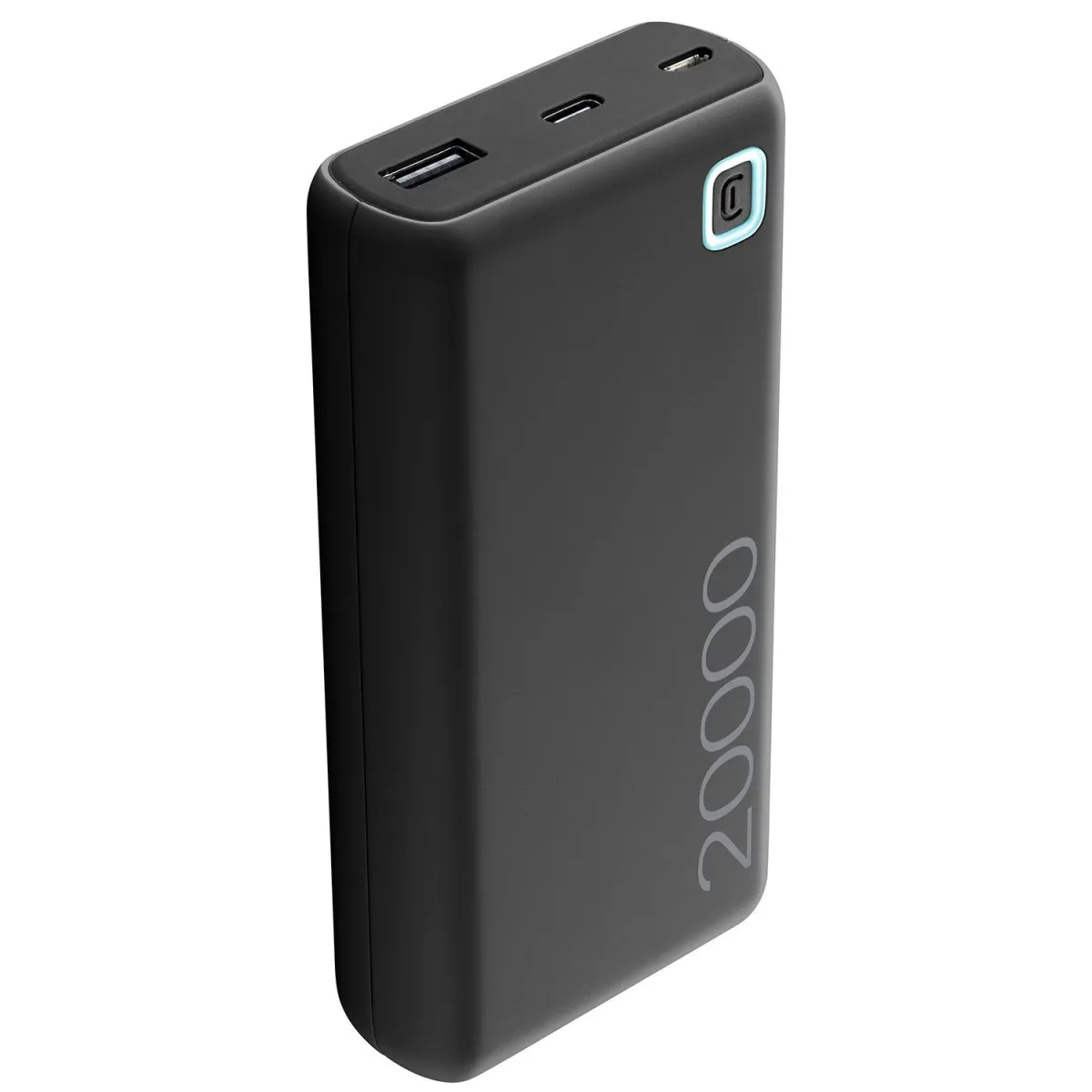 Cellularline Powerbank 20000 mAh 1 Θέσης 12W Μαύρο