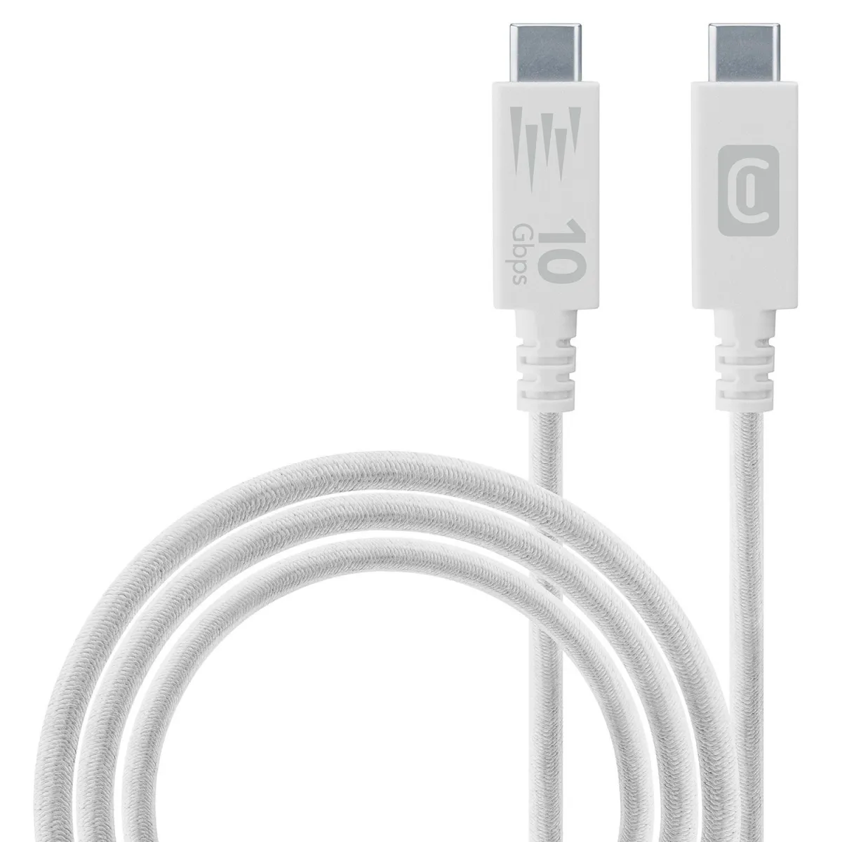 Cellularline Καλώδιο USB-C to USB-C 100W 1.5 m Λευκό