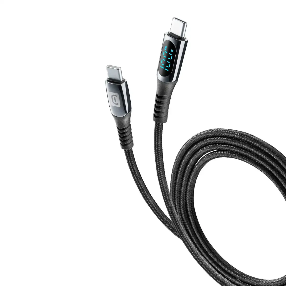 Cellularline Καλώδιο USB-C to USB-C 100W 2 m Μαύρο