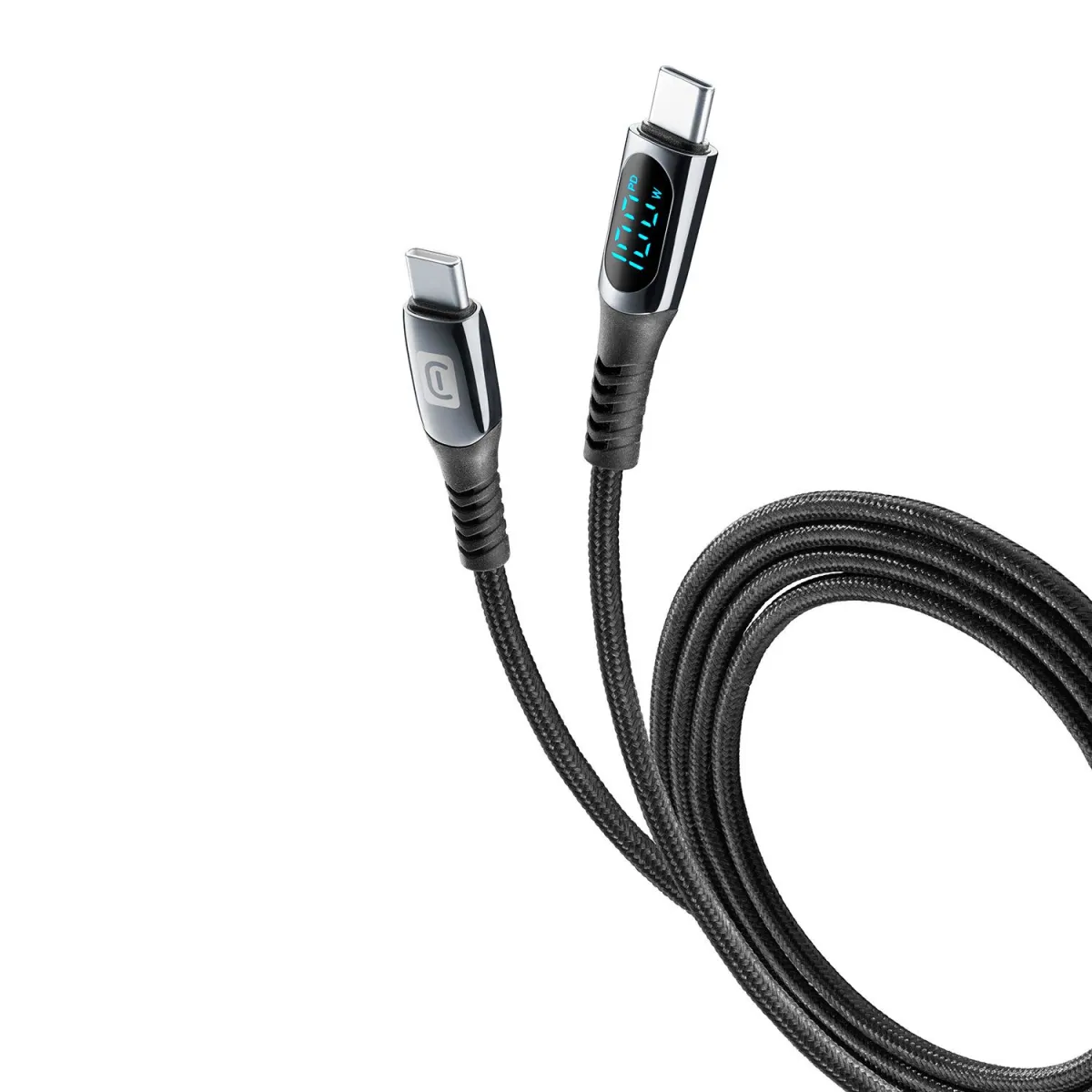 Cellularline Καλώδιο USB-C to USB-C 100W 2 m Μαύρο