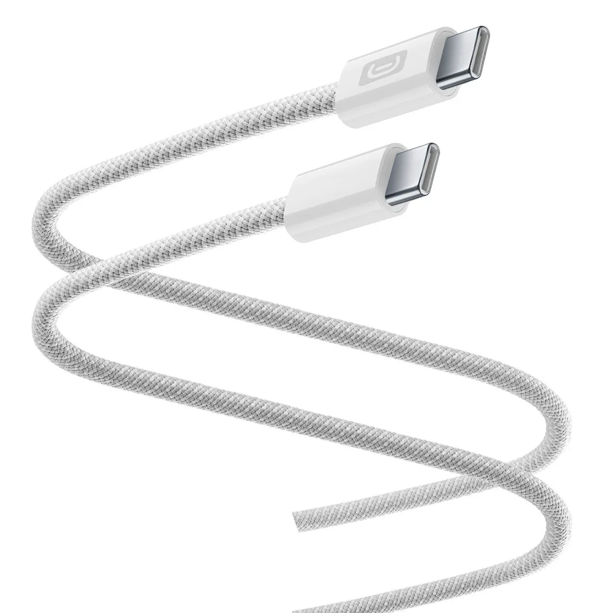 Cellularline Καλώδιο USB-C to USB-C 60W 2 m Λευκό