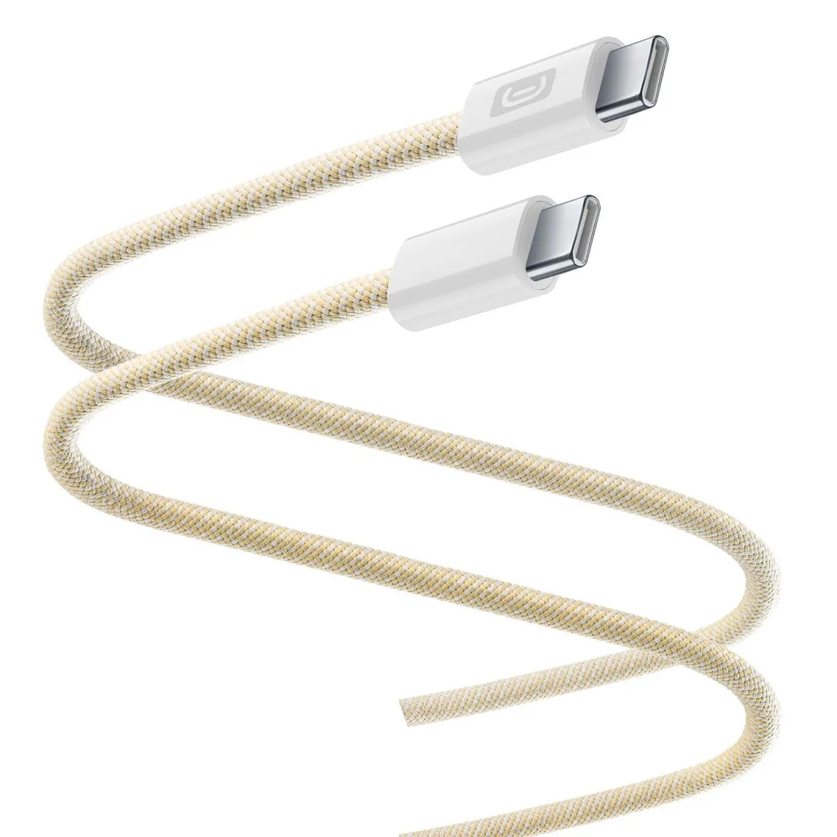 Cellularline Καλώδιο USB-C to USB-C 60W 2 m Κίτρινο