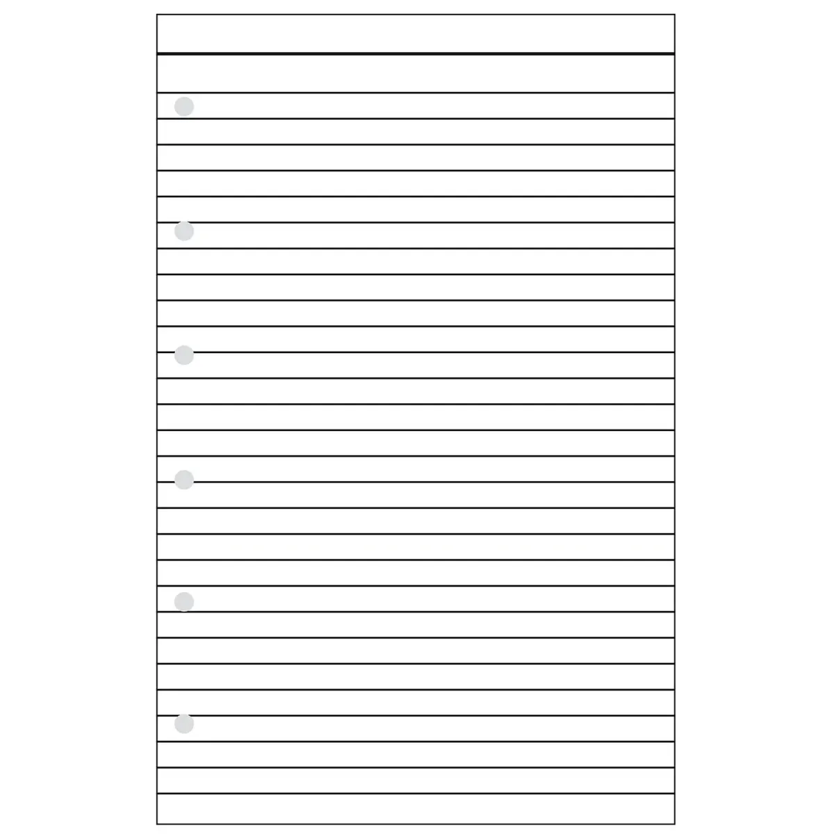 Contax Ανταλλακτικό Σημειώσεων για Organizer Personal