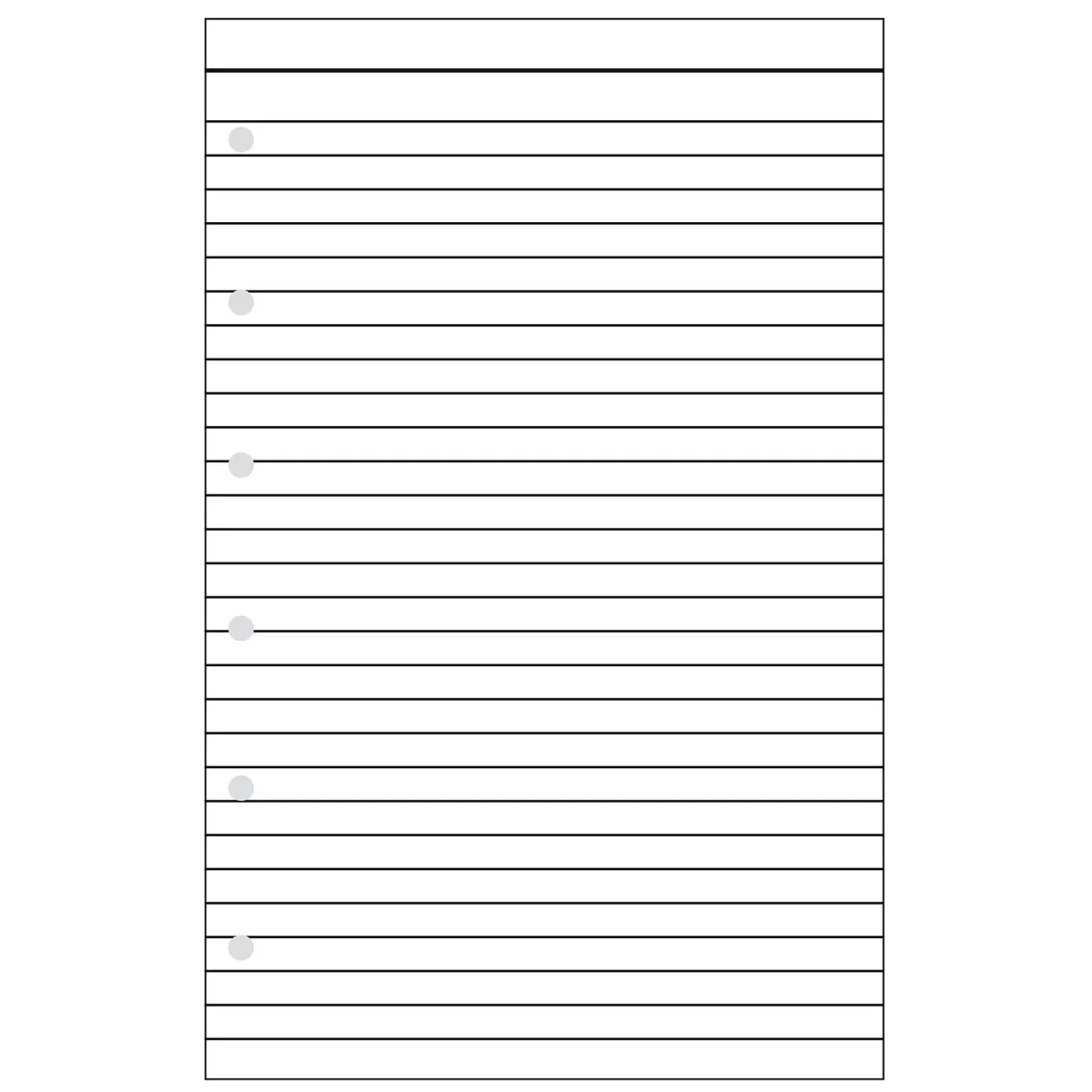 Contax Ανταλλακτικό Σημειώσεων για Organizer Personal