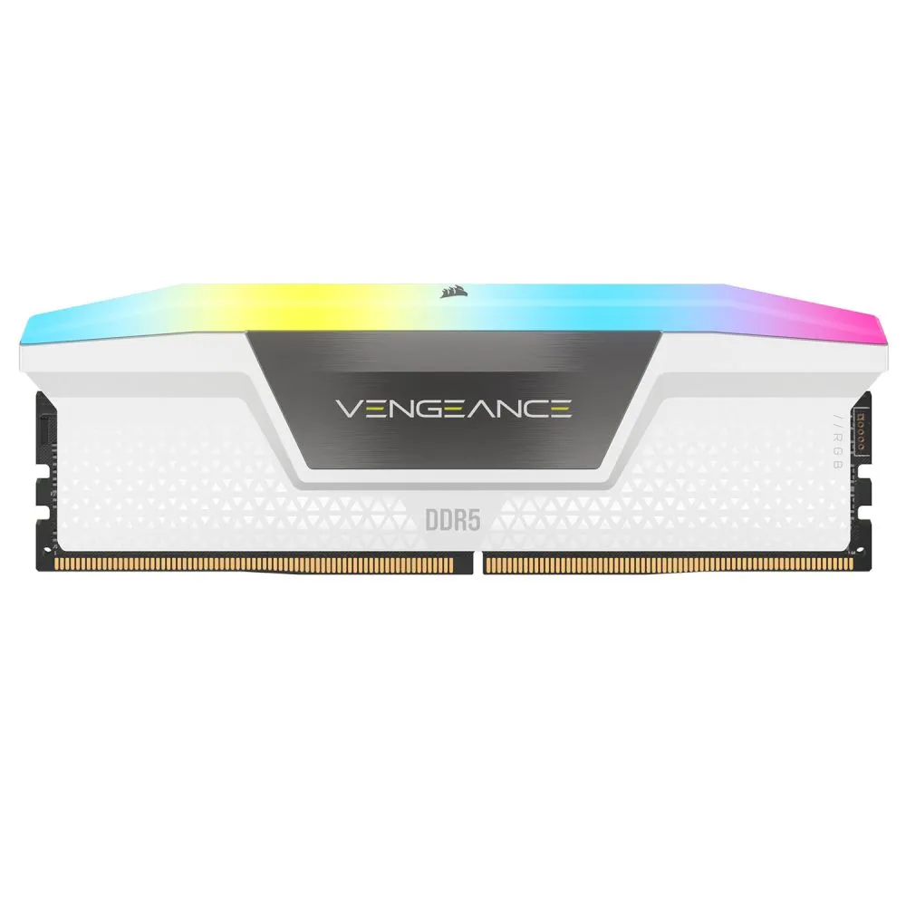 Corsair Desktop RAM Vengeance RGB 32GB Kit 6200MHz White DDR5