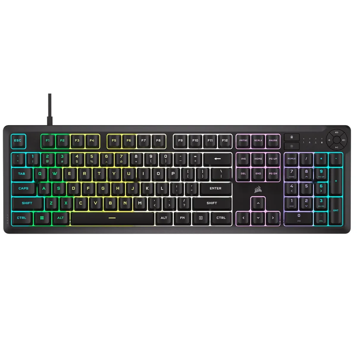Corsair Πληκτρολόγιο K55 Core RGB
