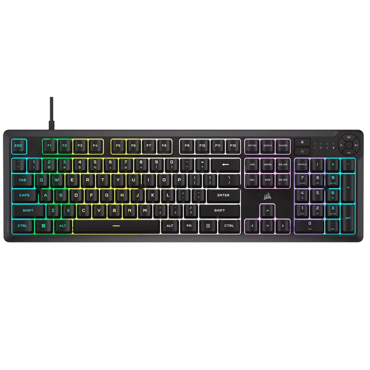 Corsair Πληκτρολόγιο K55 Core RGB