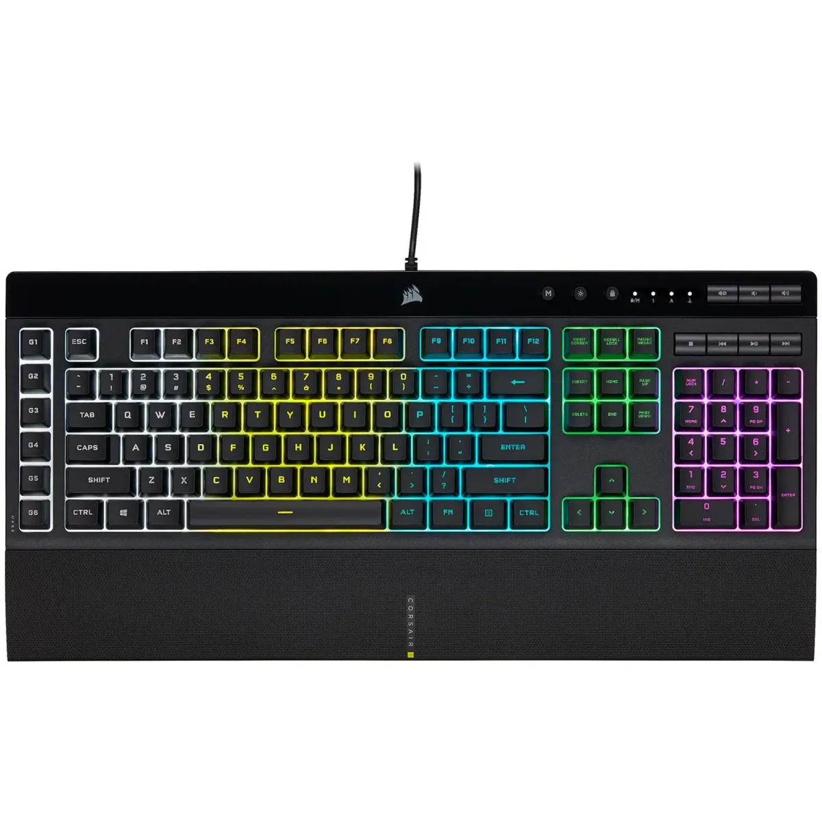 Corsair Πληκτρολόγιο K55 Pro Rubber Dome Ενσύρματο