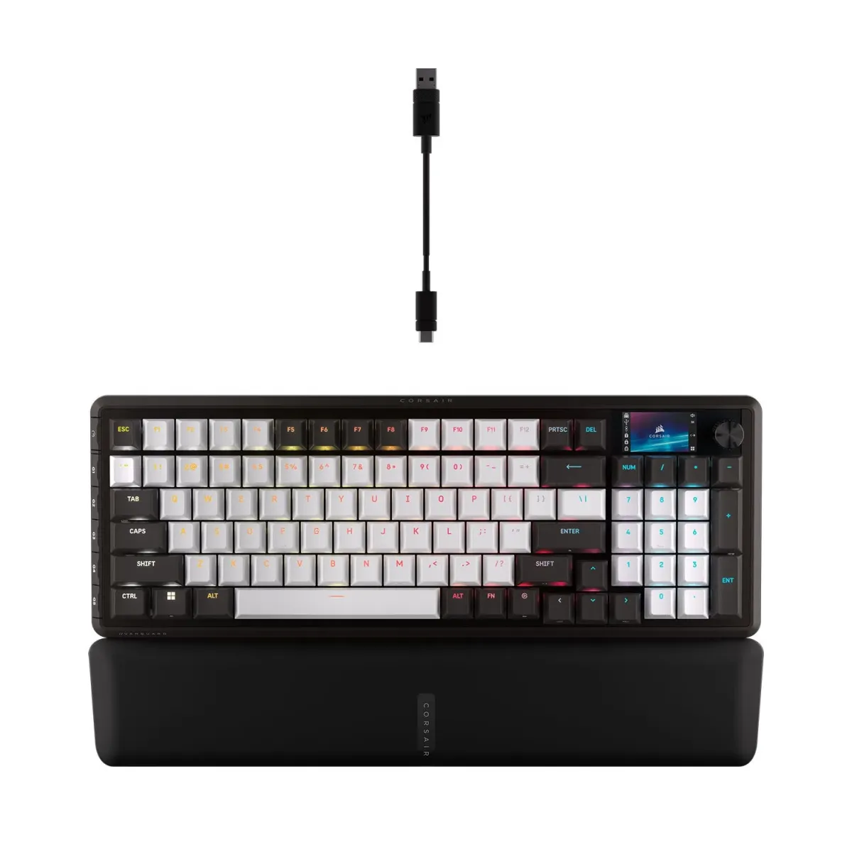 Corsair Πληκτρολόγιο Vanguard 96 LCD RGB, MLX Plasma, PBT