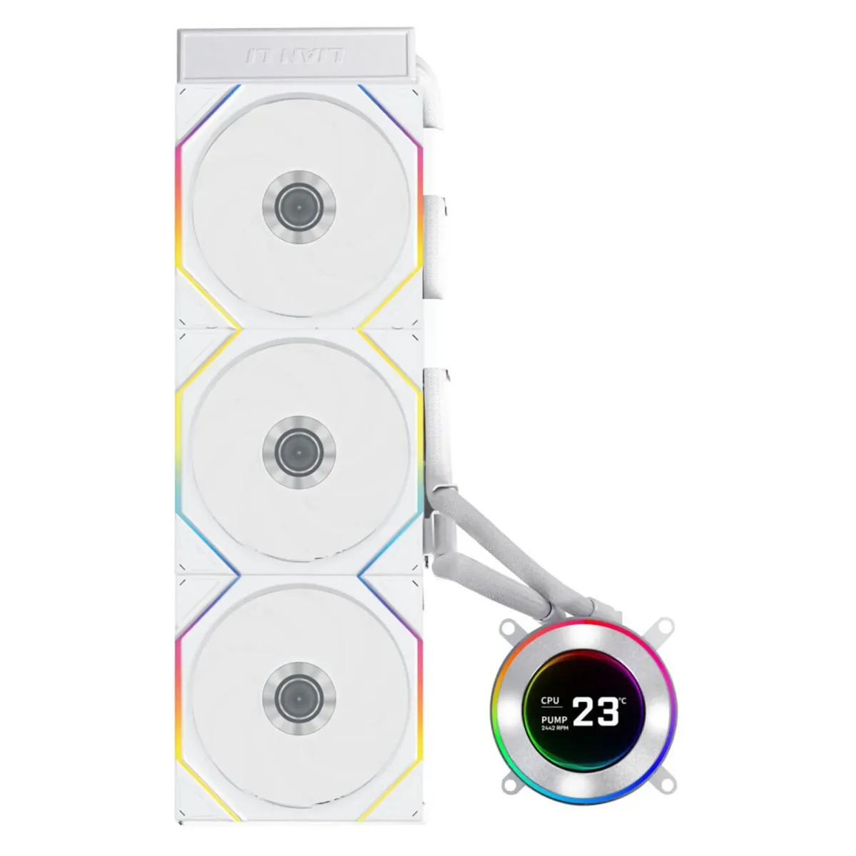CPU Cooler Lian Li HydroShift II LCD 360 White TL