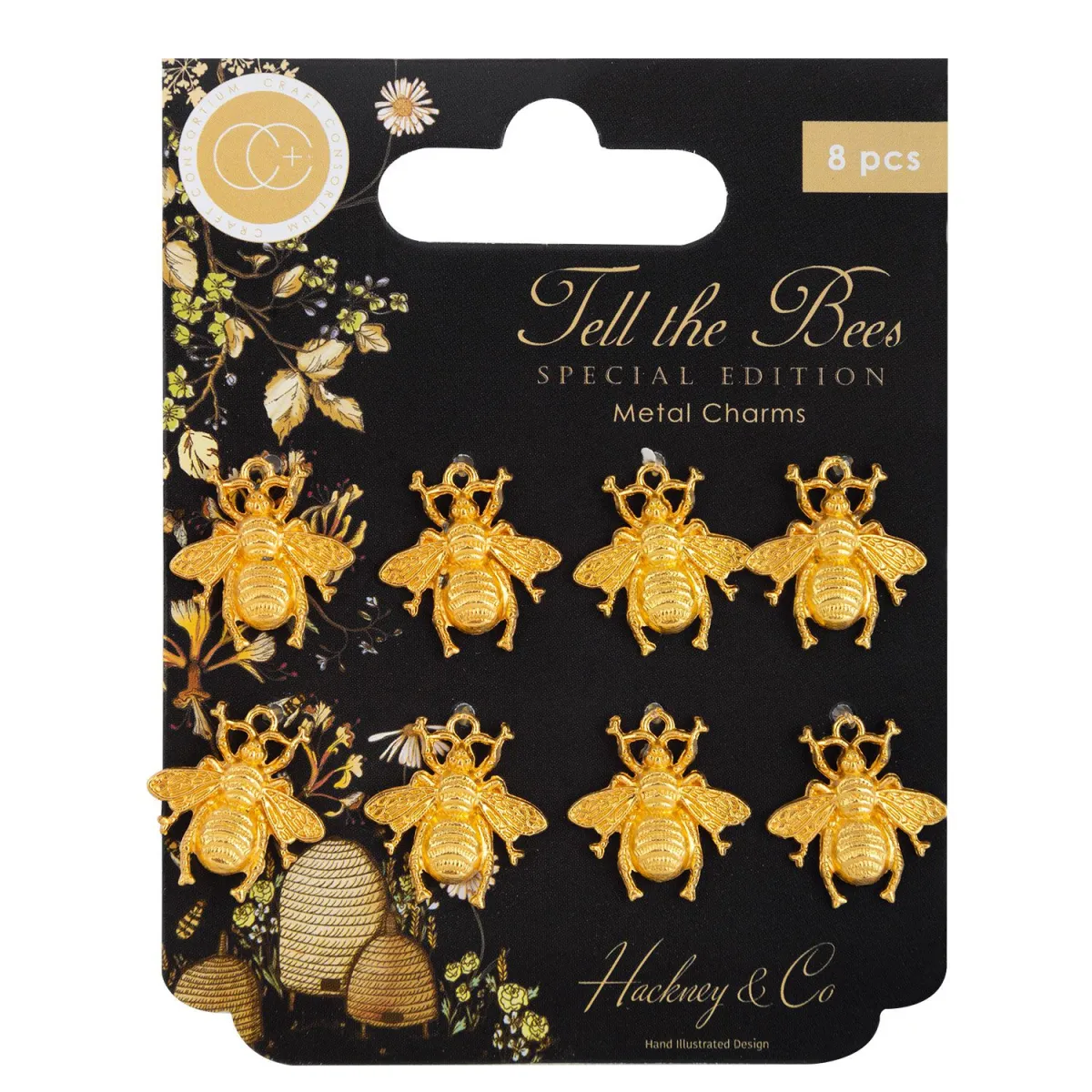 Craft Consortium Διακοσμητικά για κοσμήματα Gold Bees