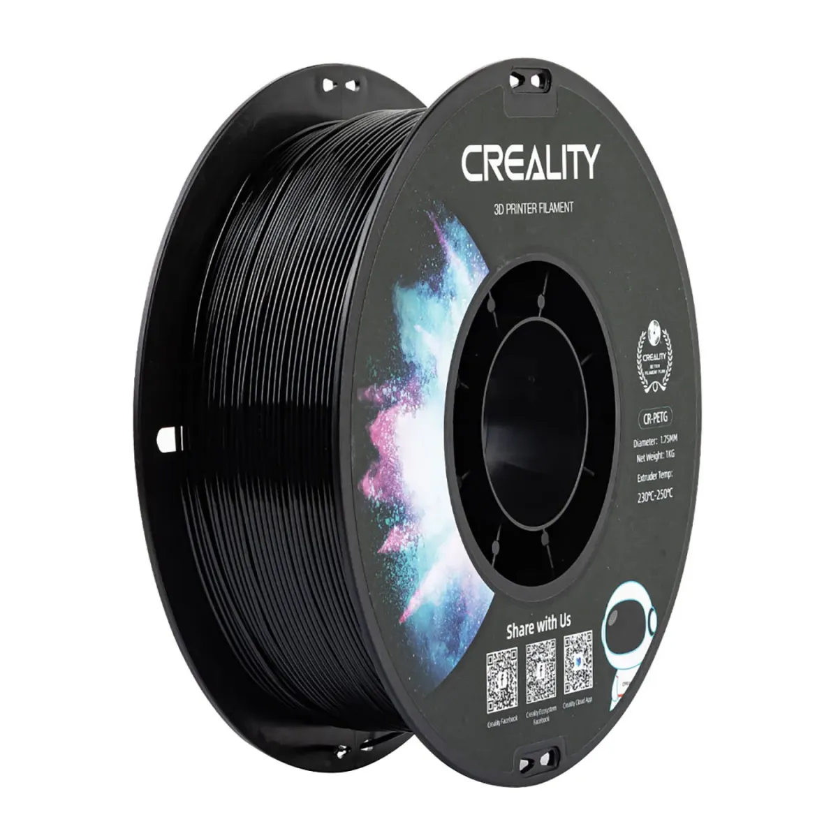 Creality 3D Filament CR-PETG 1,75mm Μαύρο