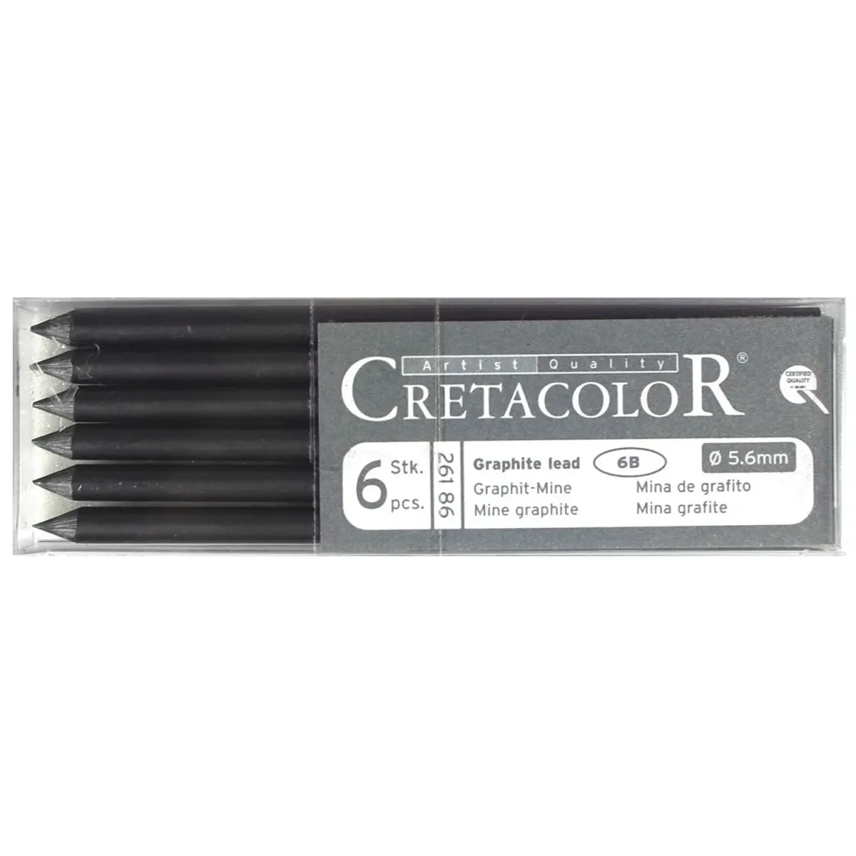 Cretacolor Μύτες Χονδρές 5,6 ΜΜ 6Β