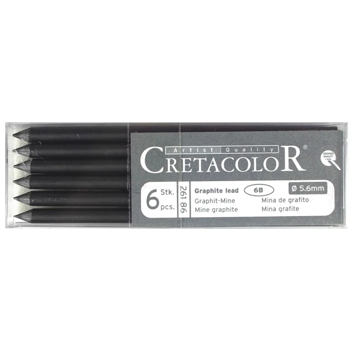 Cretacolor Μύτες Χονδρές 5,6 ΜΜ 6Β