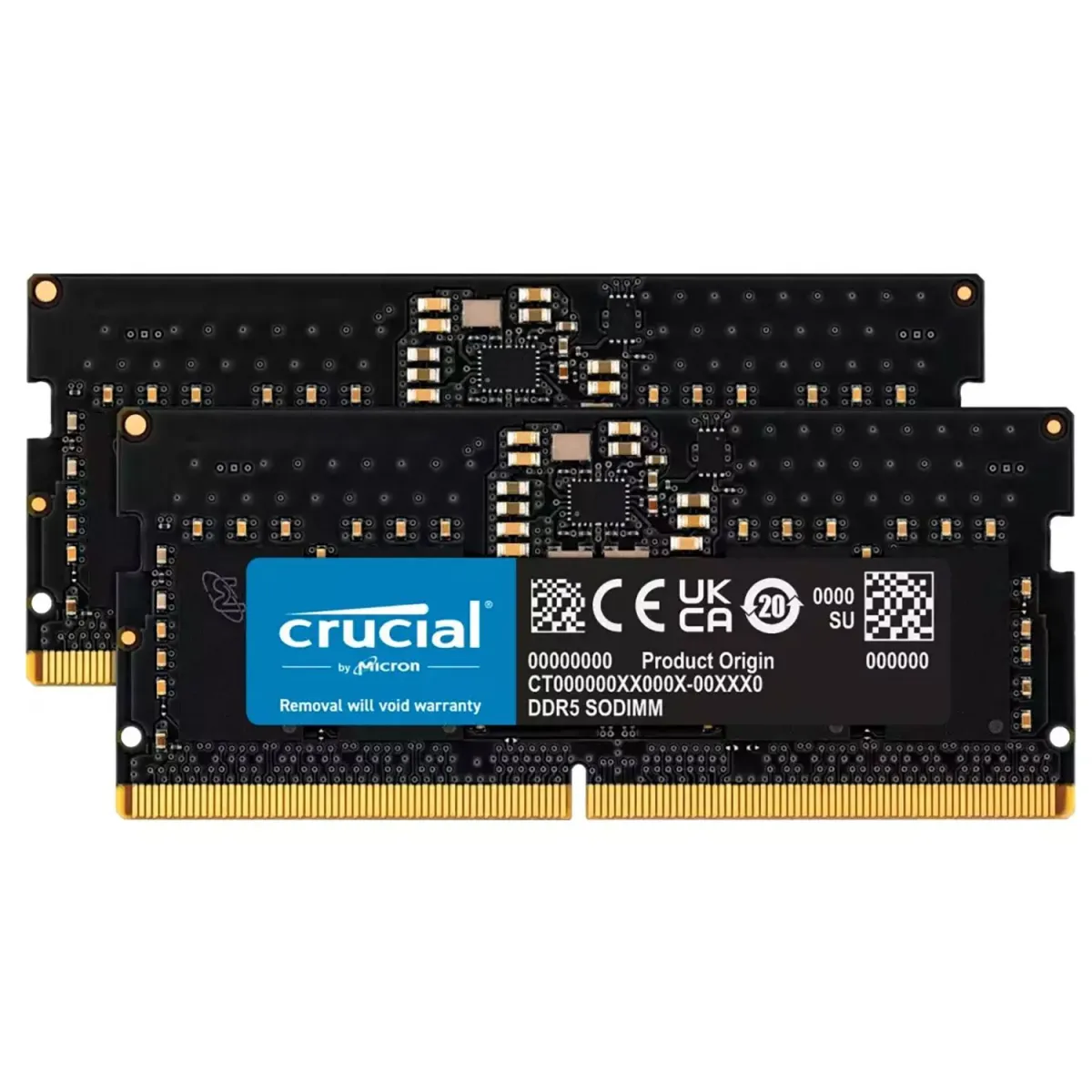 Crucial Laptop RAM 64GB Kit 4800MHz DDR5 SO-DIMM